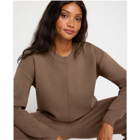 Splendid x @Cellajaneblog Solid Front Seam Sweater Size S - Picture 1 of 5